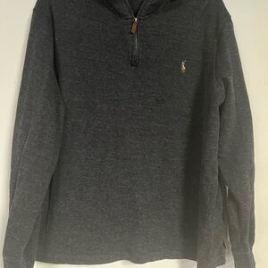 Polo Ralph Lauren Gray Quarter-Zip Pullover